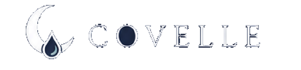 Covelle logo, white on transparent