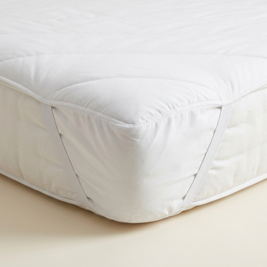 Covelle Waterproof Mattress Protector fitted on mattress corner