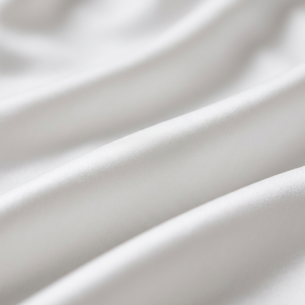 Close-up of Covelle ice-silk sheet fabric