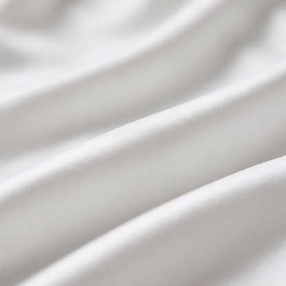 Close-up of Covelle ice-silk sheet fabric