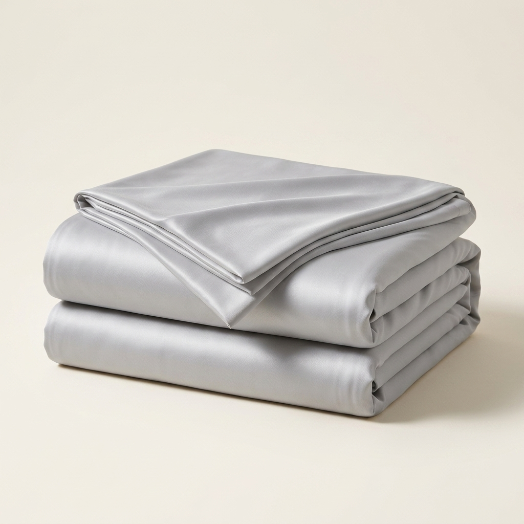 Covelle Ice-Silk Cooling Sheet Set in Gray