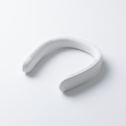 Covelle Portable Neck Fan in Cloud White